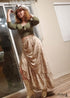 Boho Skirts in Brown Floral Lion For Women
